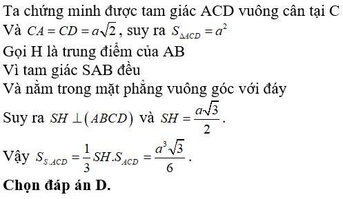 Bài tập trắc nghiệm Hình học 12 | Câu hỏi trắc nghiệm Hình học 12