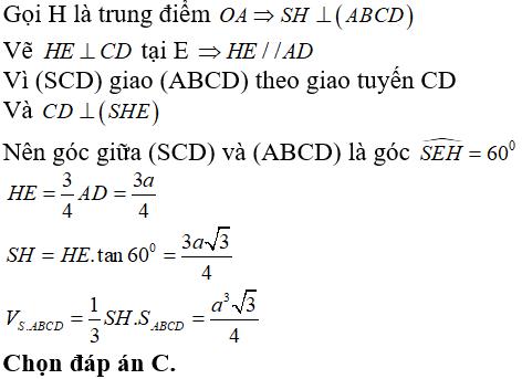 Bài tập trắc nghiệm Hình học 12 | Câu hỏi trắc nghiệm Hình học 12