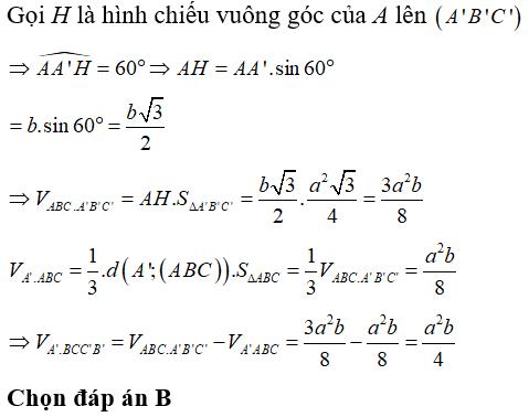 Bài tập trắc nghiệm Hình học 12 | Câu hỏi trắc nghiệm Hình học 12