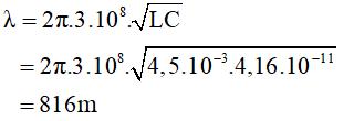 18 câu trắc nghiệm Nguyên tắc thông tin liên lạc bằng sóng vô tuyến (có đáp án)