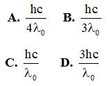 Đề thi Học kì 2 Vật Lí 12 có đáp án (Đề 1)